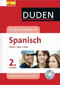Duden Einfach klasse in Spanisch, 2. Lernjahr, m. Audio-CD - Hartkopf, Annelise;Marjanov, Christina