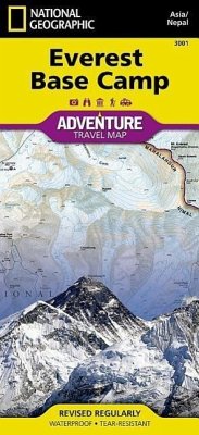 National Geographic Adventure Map Everest Base Camp - National Geographic Maps