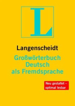 Langenscheidt Großwörterbuch Deutsch als Fremdsprache, m. CD-ROM