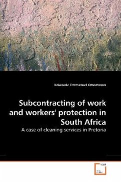Cover Subcontracting of work and workers' protection in South Africa