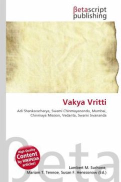 Cover Vakya Vritti