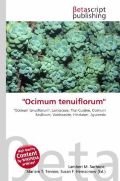 Cover ''Ocimum tenuiflorum''