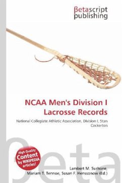 NCAA Men's Division I Lacrosse Records