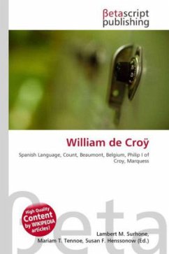 Cover William de Croÿ