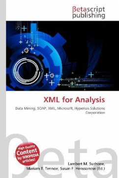 Cover XML for Analysis