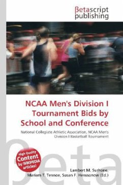 NCAA Men's Division I Tournament Bids by School and Conference