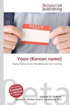 Yoon (Korean name)