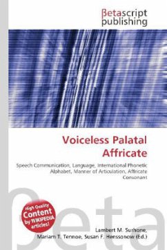 Voiceless Palatal Affricate