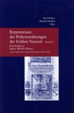 Band 10: Reichsstädte 4: Speyer, Wetzlar, Worms / Repertorium der Policeyordnungen der Frühen Neuzeit Bd.10, Tl.4