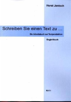 Cover Schreiben Sie einen Text zu... / Schreiben Sie einen Text zu . . .