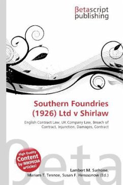Southern Foundries (1926) Ltd v Shirlaw