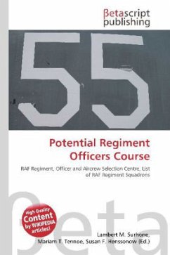 Potential Regiment Officers Course