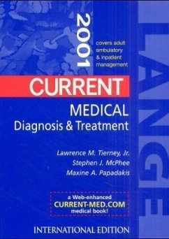 Current Medical Diagnosis & Treatment 2001 Current Medical Diagnosis & Treatment 2001
