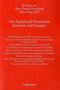 Cover Das Kapital und Vorabeiten, Entwürfe und Exzerpte