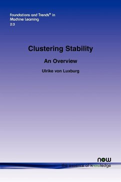 Clustering Stability - Luxburg, Ulrike Von