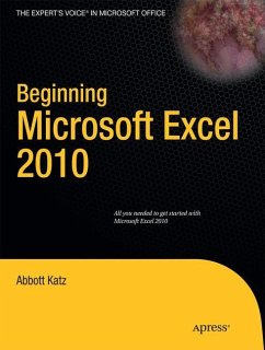 Beginning Microsoft Excel 2010 - Katz, Abbott