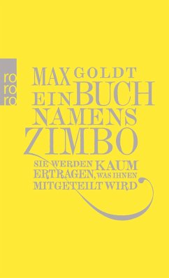 Ein Buch namens Zimbo - Goldt, Max