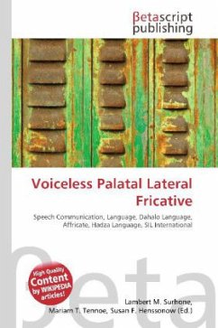 Voiceless Palatal Lateral Fricative