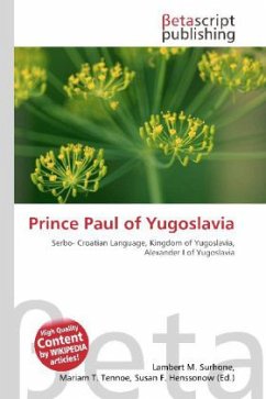 Cover Prince Paul of Yugoslavia