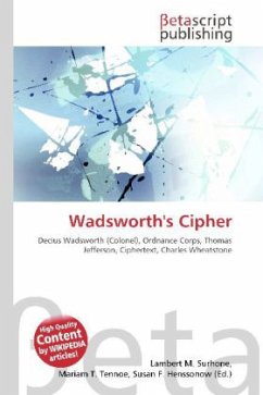 Wadsworth's Cipher
