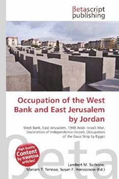 Occupation of the West Bank and East Jerusalem by Jordan