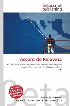 Cover Accord de Kelowna