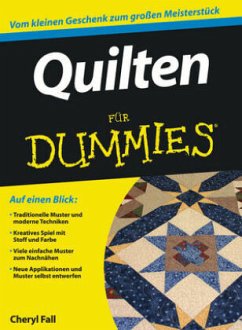 Quilten für Dummies - Fall, Cheryl