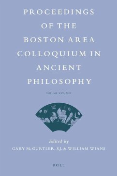 Proceedings of the Boston Area Colloquium in Ancient Philosophy