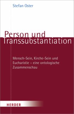 Person und Transsubstantiation - Oster, Stefan