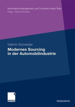 Modernes Sourcing in der Automobilindustrie - Schneider, Kathrin