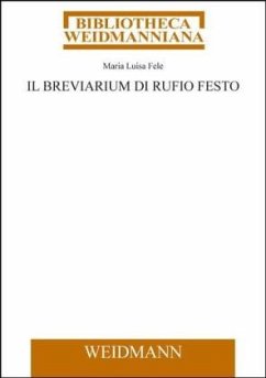 Il Breviarium di Rufio Festo - Fele, Maria L