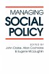 Managing Social Policy - Bild 1