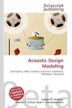 Acoustic Design Modeling