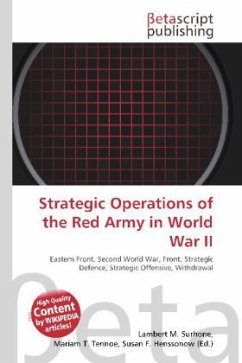 Strategic Operations of the Red Army in World War II