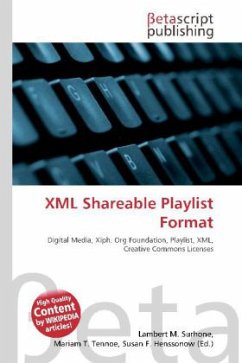 XML Shareable Playlist Format