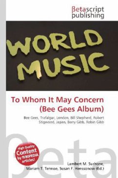 To Whom It May Concern (Bee Gees Album)