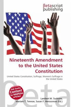 Nineteenth Amendment to the United States Constitution