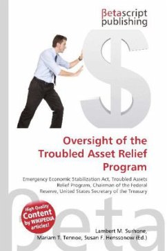 Oversight of the Troubled Asset Relief Program