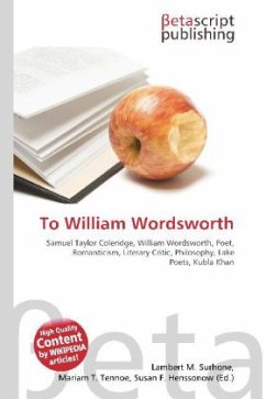 To William Wordsworth