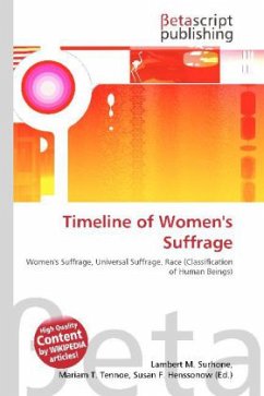 Cover Timeline of Women's Suffrage