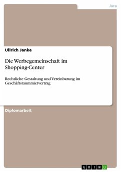 Die Werbegemeinschaft im Shopping-Center - Janke, Ullrich