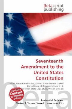 Seventeenth Amendment to the United States Constitution