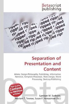 Separation of Presentation and Content