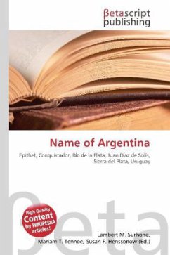 Name of Argentina