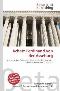 Cover Achatz Ferdinand von der Asseburg