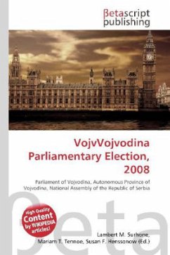 VojvVojvodina Parliamentary Election, 2008