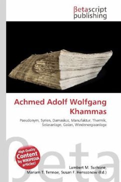 Achmed Adolf Wolfgang Khammas