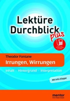 Cover Theodor Fontane 'Irrungen, Wirrungen', m. MP3-Download