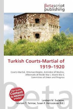 Turkish Courts-Martial of 1919 - 1920