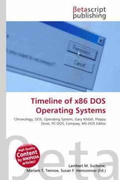 Timeline of x86 DOS Operating Systems